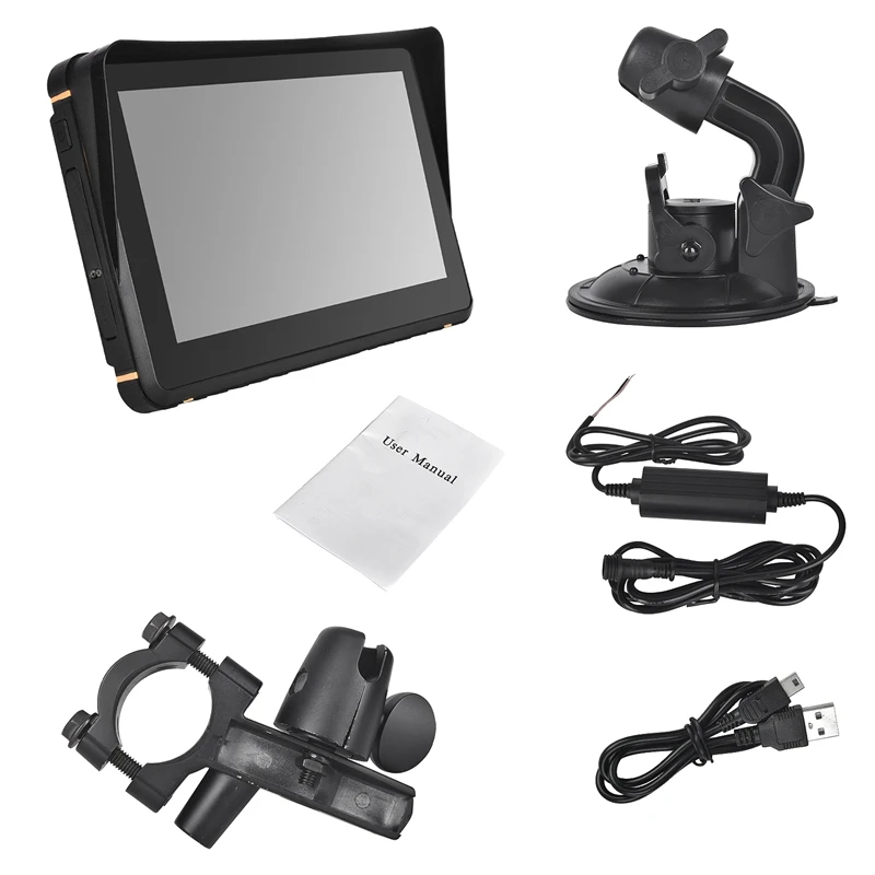 

Universal Gps Navigation For Motorcycle 7-Inch High-Definition Press Screen 8Gb 256Mb Navigation For Yamaha Honda Suzuki