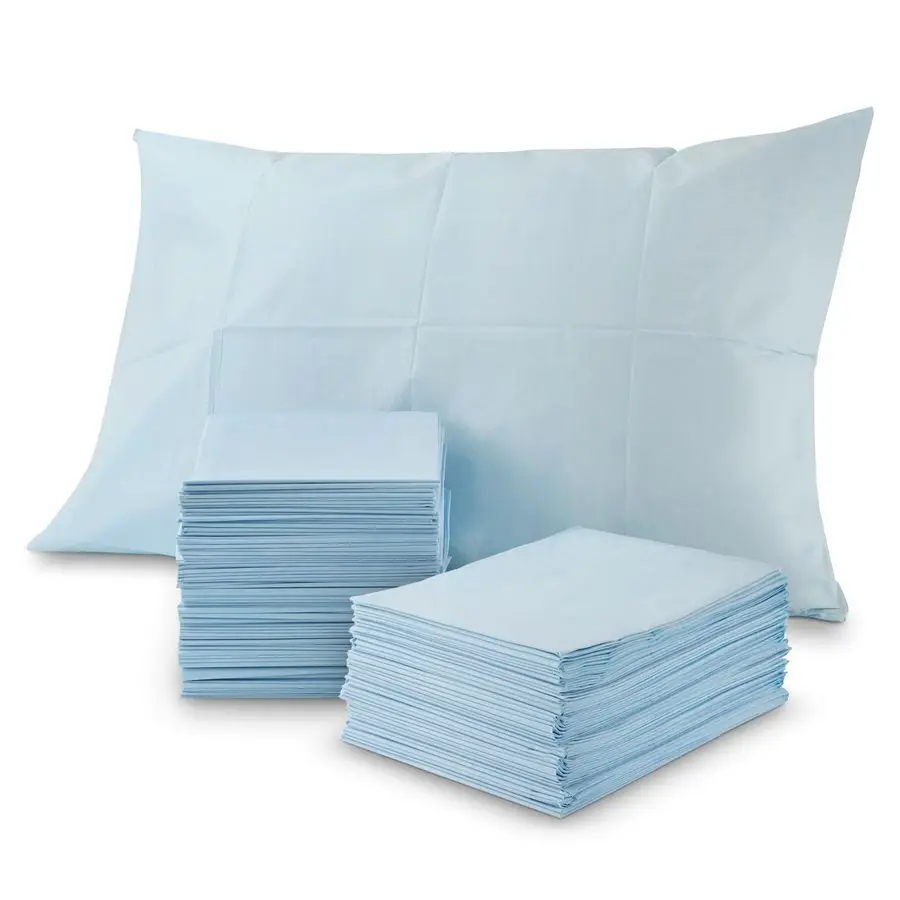 100 Count Disposable Pillow Case Covers with Moisture Barrier