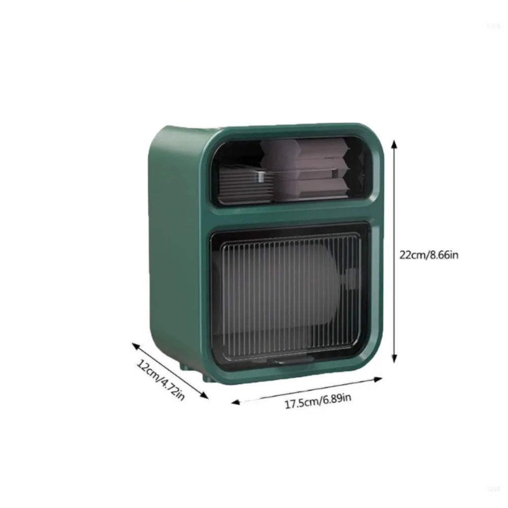 

Drawer Box Waterproof Tissue Dispenser Wall Mounted Sanitary Pad Storage Toilet Paper Holder Paper Roll Holder Waterproof Design
