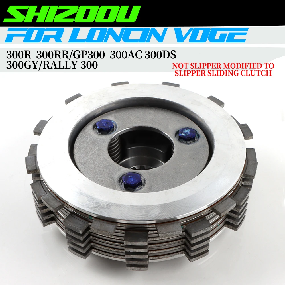 Motorcycle Not Slipper Modified to Slipper Sliding Clutch Assembly For LONCIN 6A VOGE 300R 300RR 300AC 300GY 300DS YF300 Engine