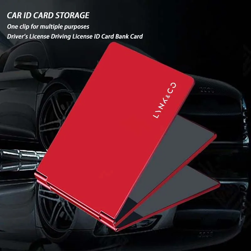 Auto Metalen Rijbewijs Cover Key Card Id Bag Sleutel Case Cover Voor Lynkco 01 02 03 05 06 03 + 09 Phev 09 1 18 43 Accessoires