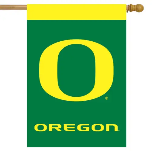 Oregon Ducks House Flag Licensed ; Briarwood Lane