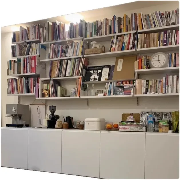 رف مسار الرياح للتعليق على الحائط، رف كتب مفتوح للقراءة، رف تخزين قابل للإزالة