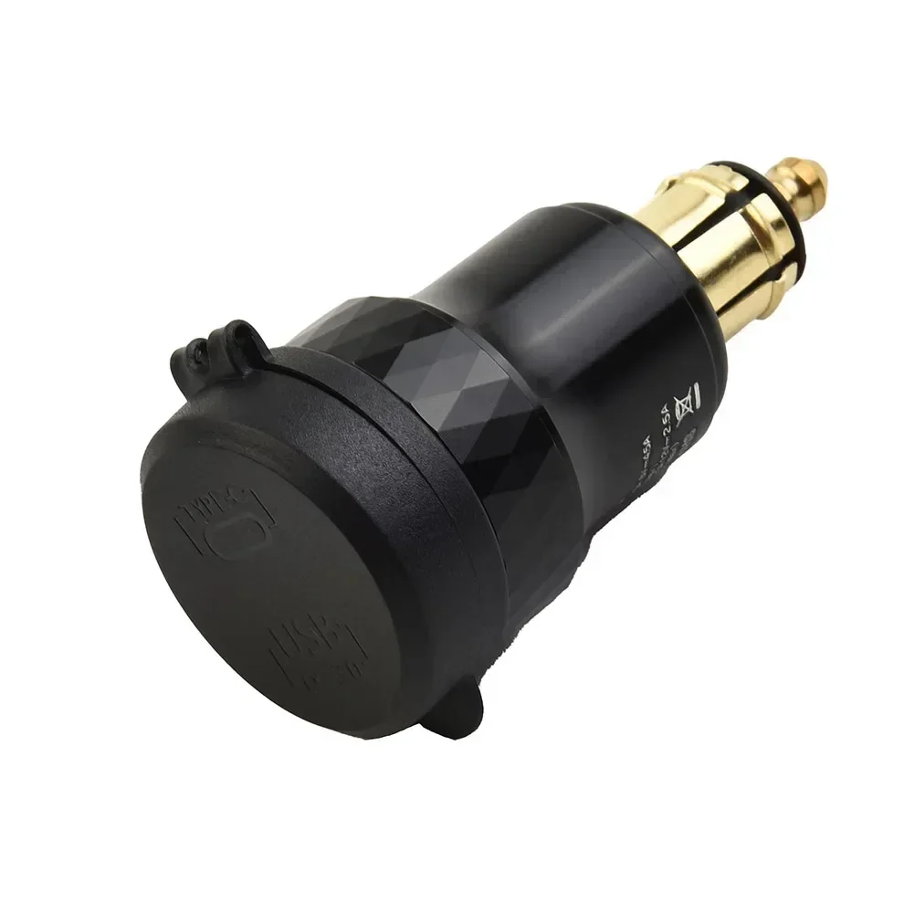 Adaptador de carregador usb duplo para motocicleta bmw, design de plugue menor compatível com f800 f650 f700 r1200 gs r1200rt