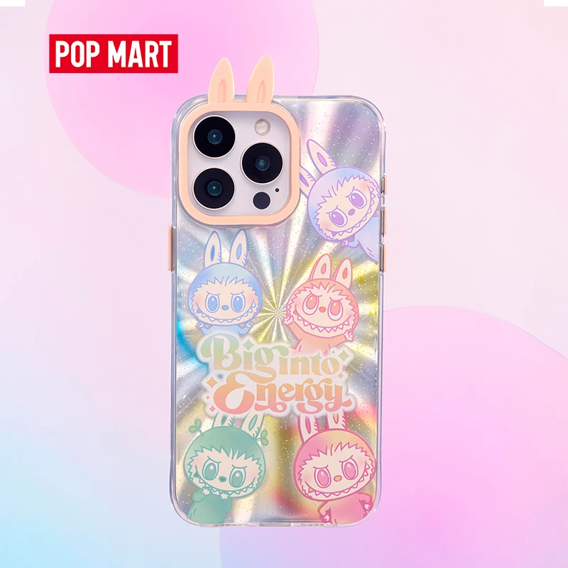 حافظة هاتف POP MART THE MONSTERS Big in Energy Series لهاتف iPhone 15 Pro Max/ 16 Pro/ 16 Pro Max