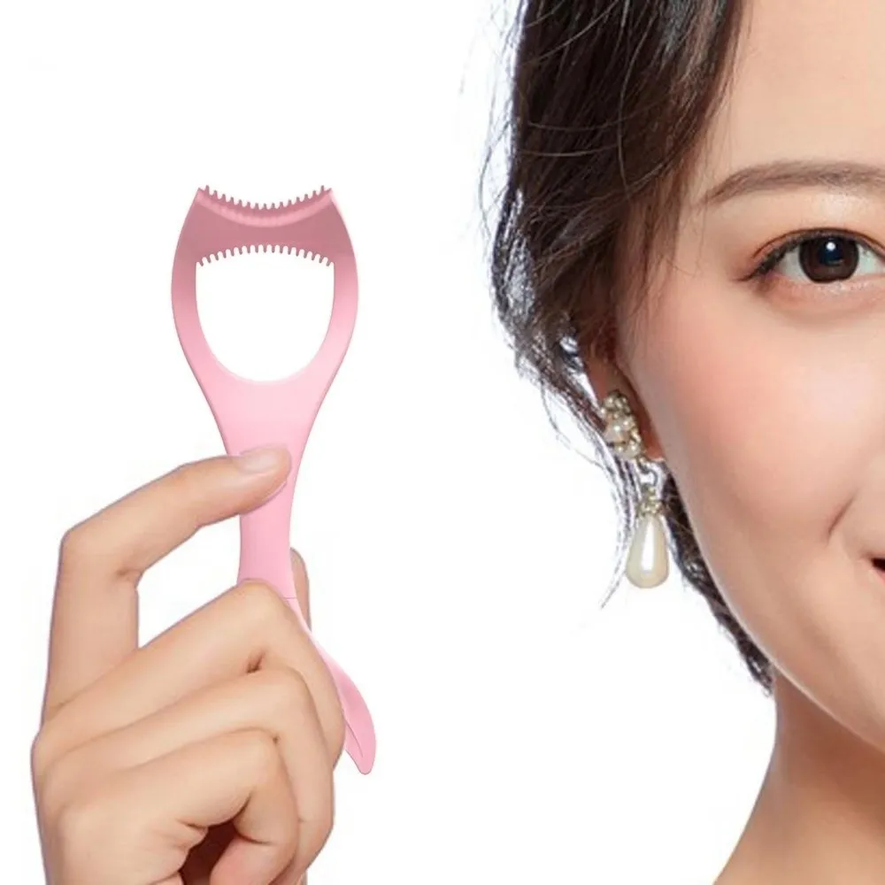 Silicone Mascara Shield Extension Mermaid Applicator Guard False Eyelashes Detachable Eye Makeup Tool for Women Girls Beginners