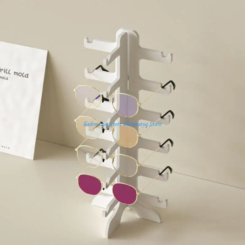 573B Stackable Glasses Organizers Silicone Mold For Easy Demolding Sunglasses Rack Eyewear Display Stand Mould