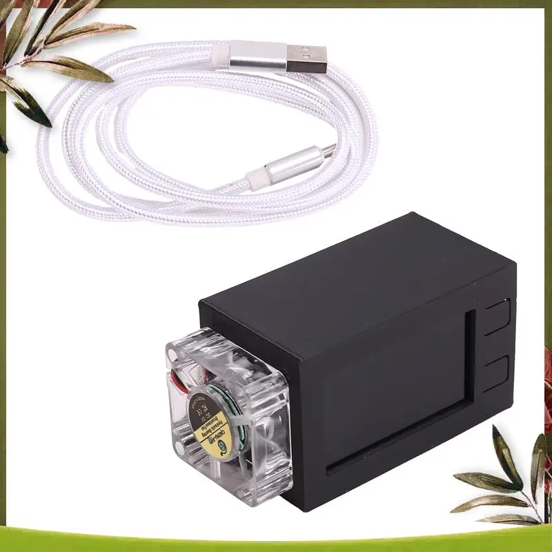New-Nerdminer V2 Pro Miner 78KH/S Mini Bitcoin Lotto Miner With Luminous Fan BTC Solo Lotto Mining Miner C
