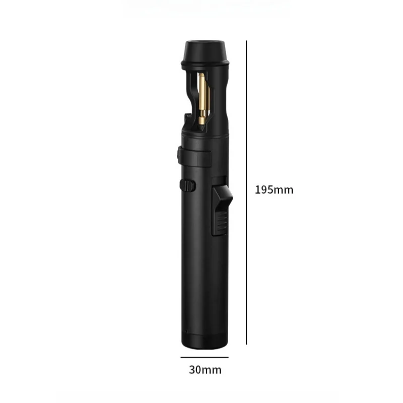 Strong Metal Large Capacity Outdoor Lighter Windproof Kitchen Cooking Torch Flame Jet Barbecue Smoking Accessories Cigar Lighter - Image 6