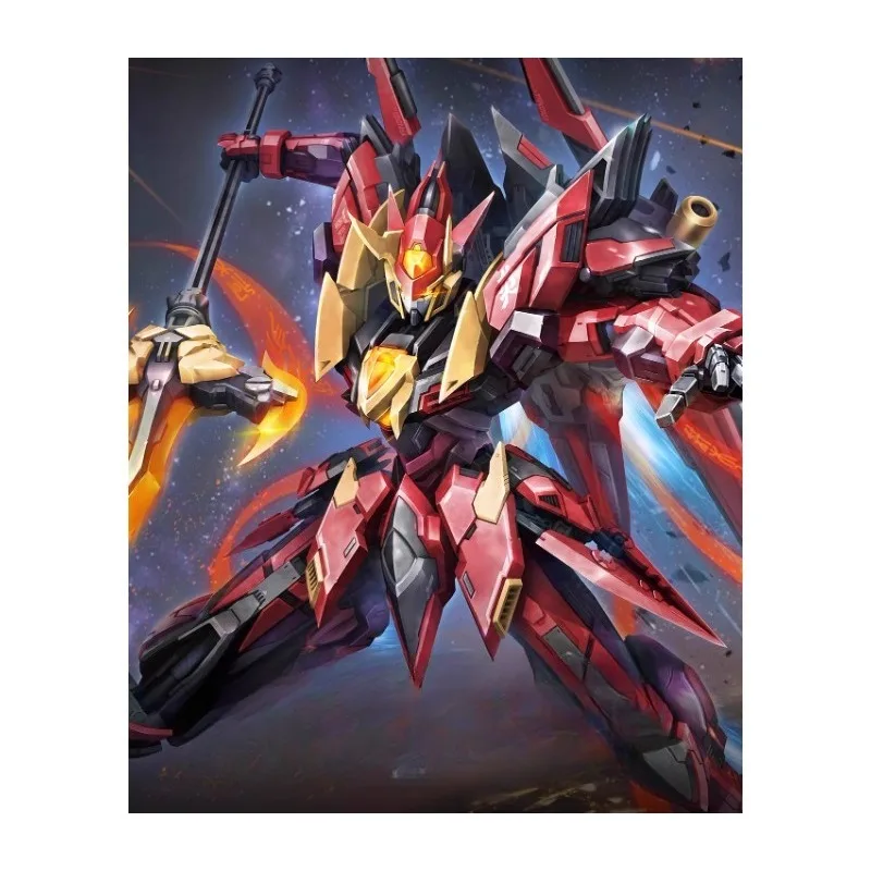 

In Stock Battle of The World Gods Yan Emperor 1/100 Alloy Skeleton Assembly Model Chinese Original Mecha Display Piece Figure