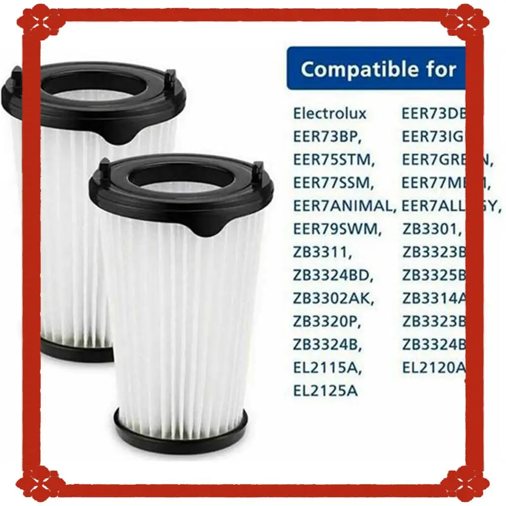 24 시간 배달 Electrolux EER73DB EER73BP EER73IGM ZB3301 ZB3311 로봇 진공 Clea 용 AEG AEF150 CX7-2 용 12Pcs HEPA 필터