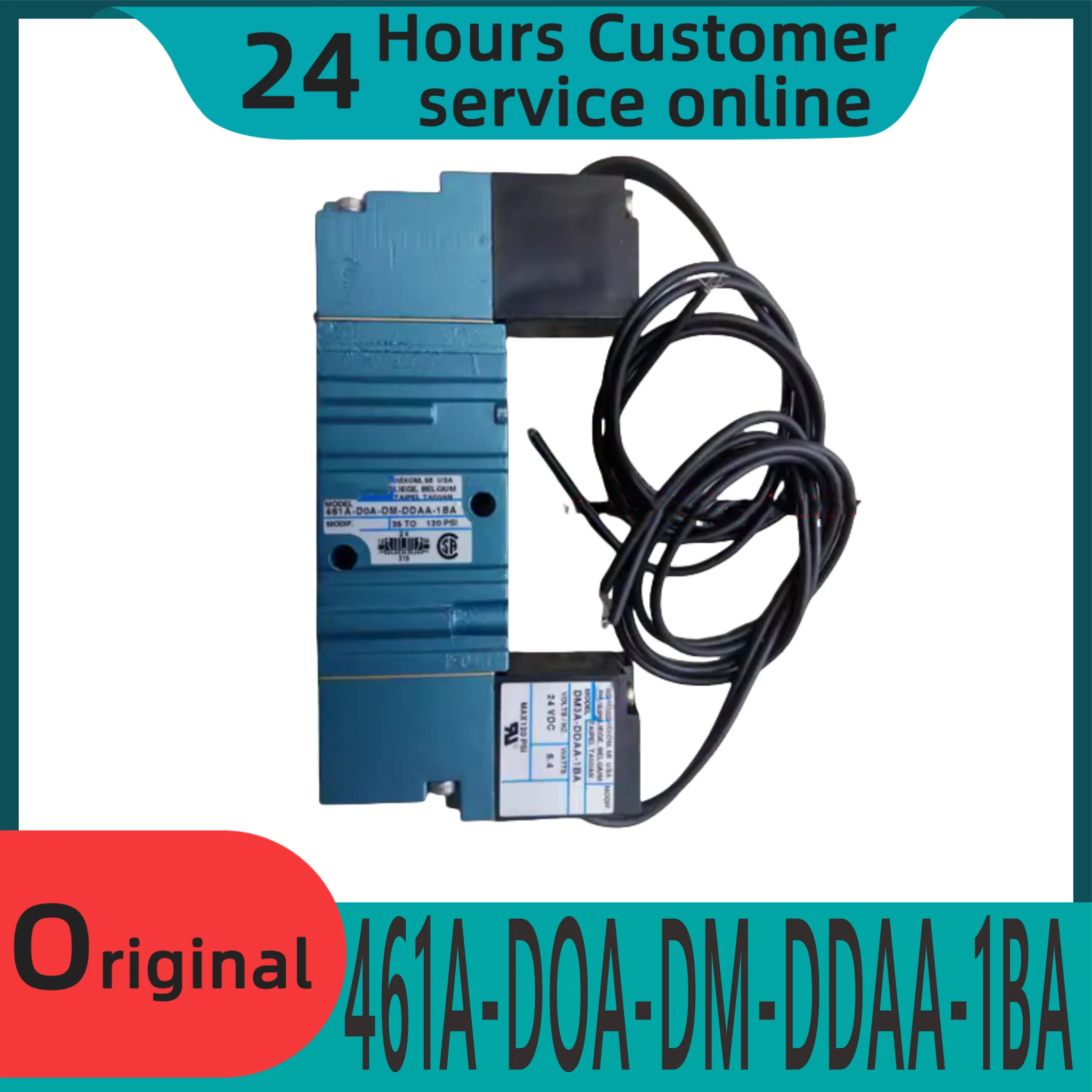 

Brand new original solenoid valve 461A-DOA-DM-DDAA-1BA