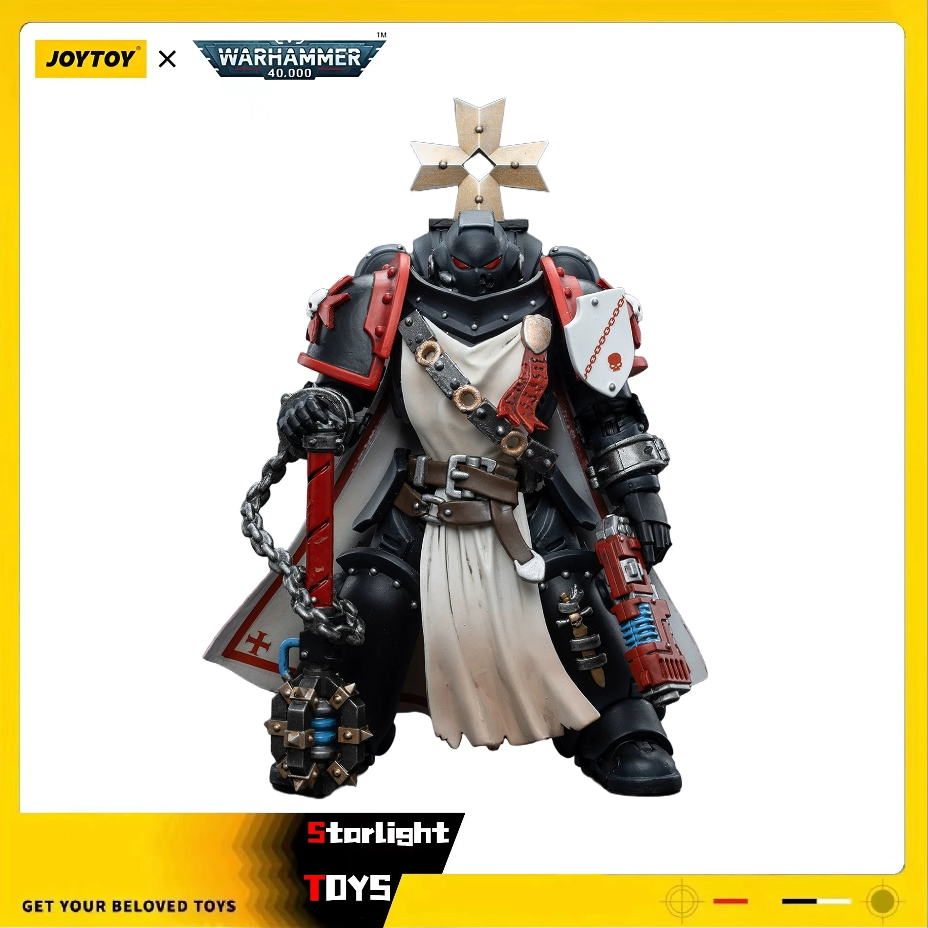 

JOYTOY 1/18 Action Figure Black Templars Sword Brethren Brother Dragen Toy Model Gift