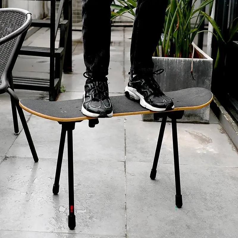 

Skateboard Table Legs Skateboard Changing Bench Feet Camping Table Feet Skateboard Feet Longboard Stool Brackets Metal Removable