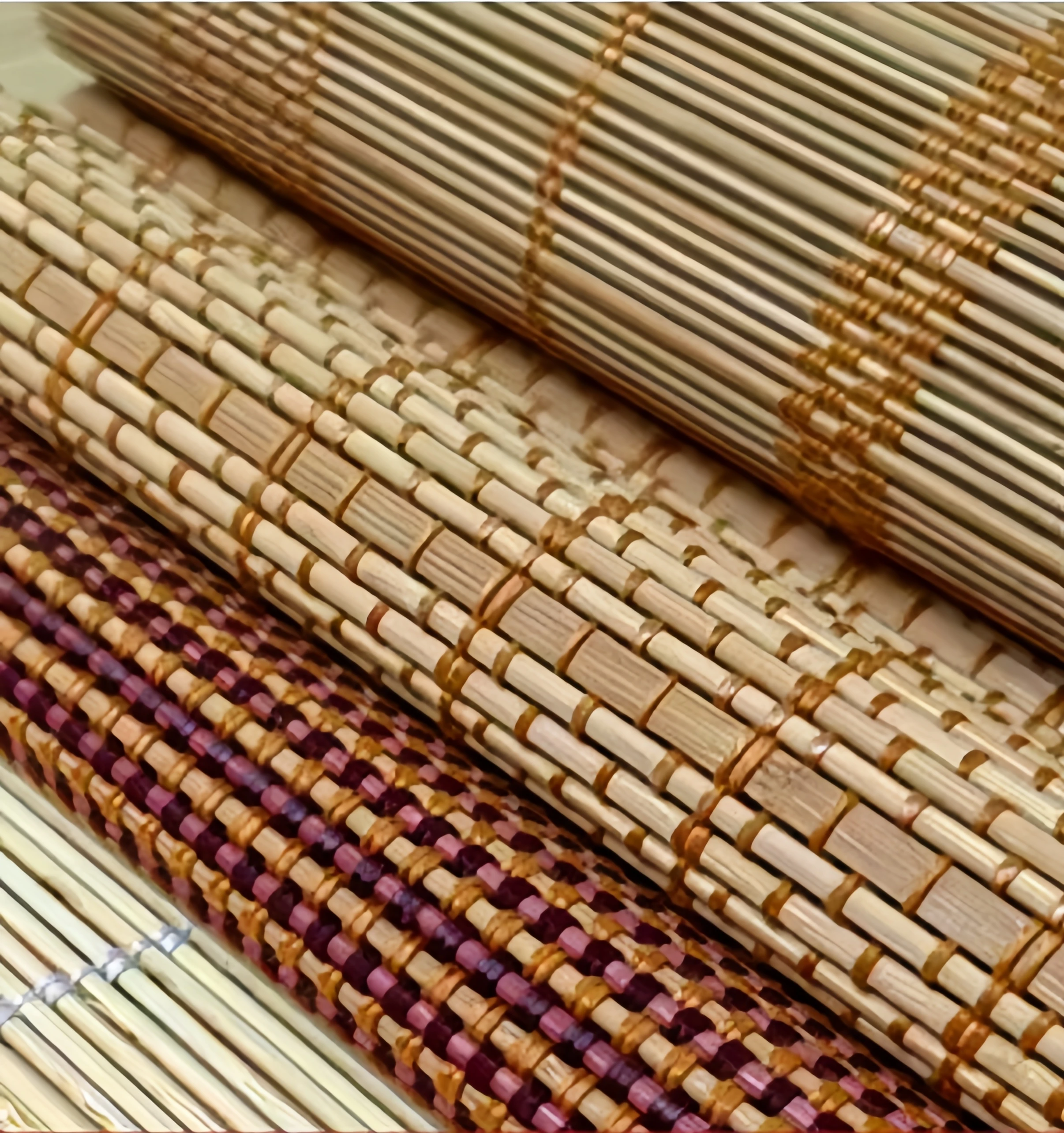 Custom Bamboo Roller Blinds/Shades,Curtains for Sunshade & Ventilation,Outdoor/Indoor Wall & Ceiling Decor,Partition,1m x1m