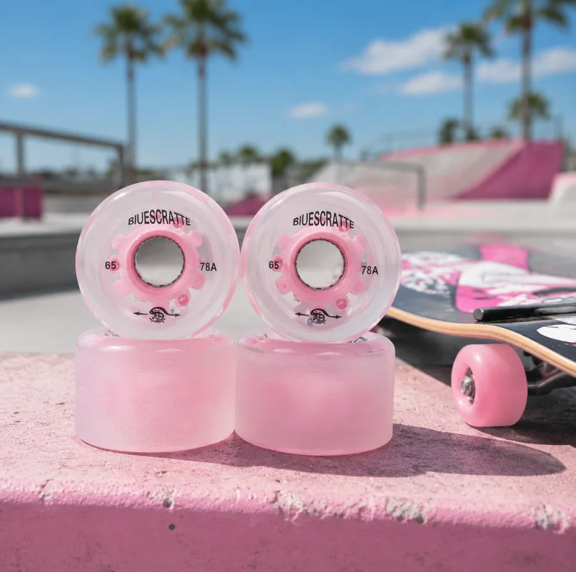 78a-high-rebound-flash-pu-skate-wheels-multi-color-light-up-skateboard-wheels-replacement-for-longboard-scooter-road-cruising-sk