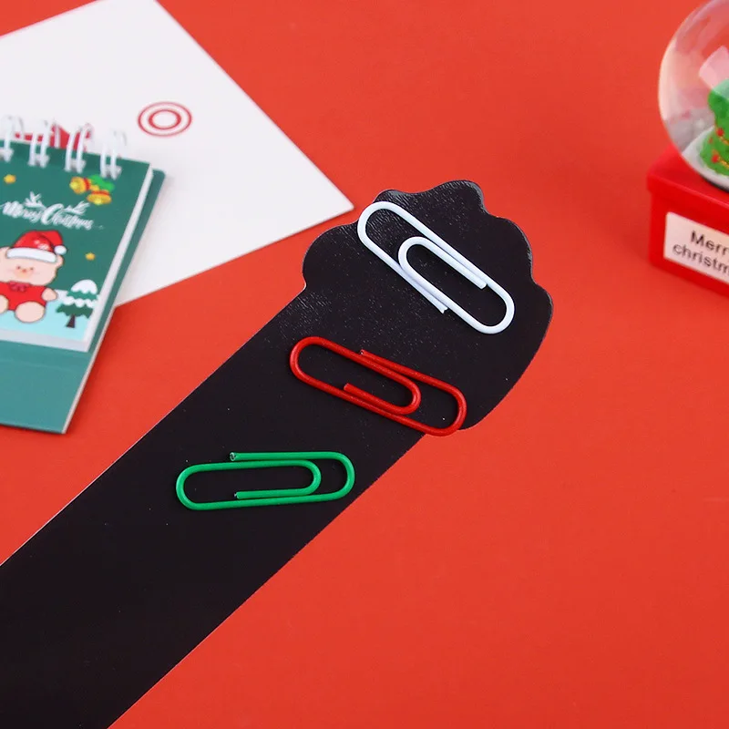 Christmas Cartoon Reindeer Magnetic Soft Ruler 15cm Cute Flexible Measuring Straight Ruler Creative Kids School Stationery Gift