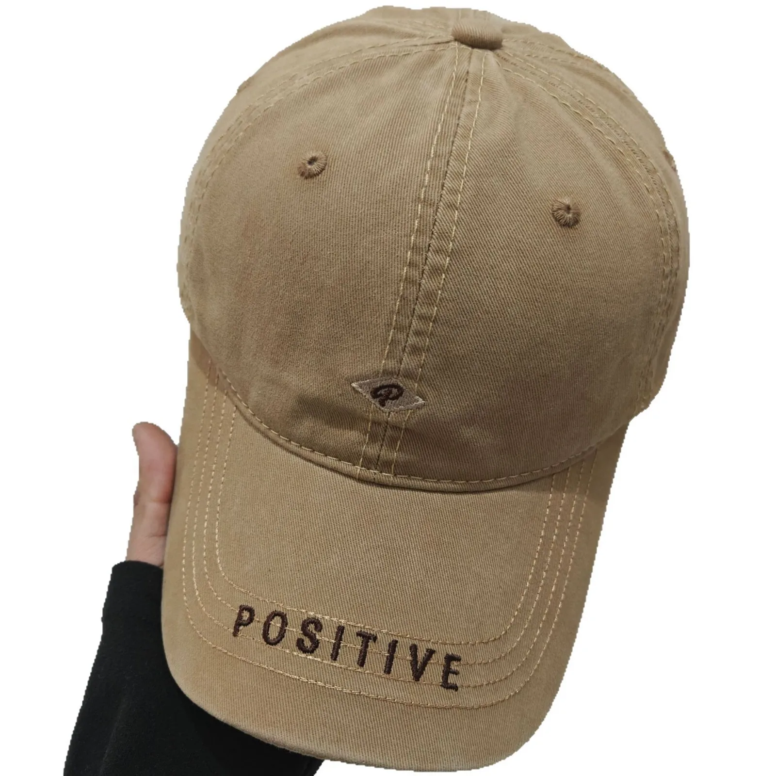 2025 الربيع الأبجدية المطرزة قبعة بيسبول رئيس كبير عميق أعلى قمة صلب ظلة الشمس حماية تنوعا النسخة الكورية قبعة