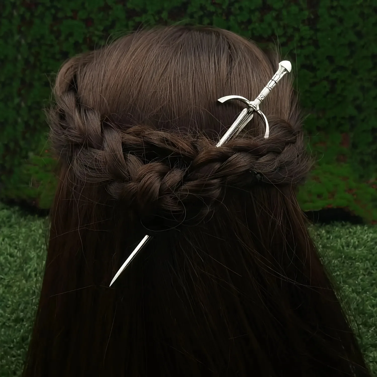 Unique and Unique Women's New Aries Skull Hair Stick Sword Cross Hair Needle Moon Hair Stick Hair Accessories