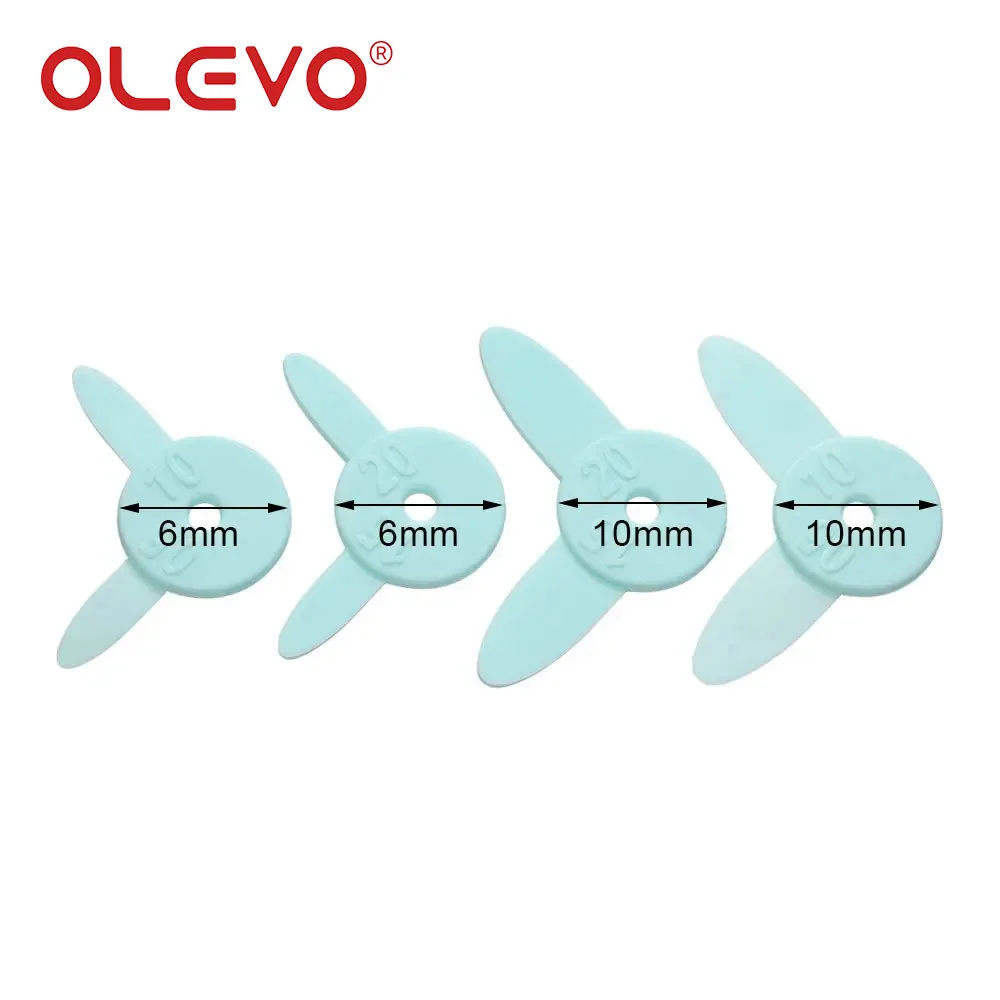 4 Pcs/Set Dental Diastema Measuring Ruler for Tooth Wedge Measurement Tool Orthodontic Interproximal Dentistry Materials