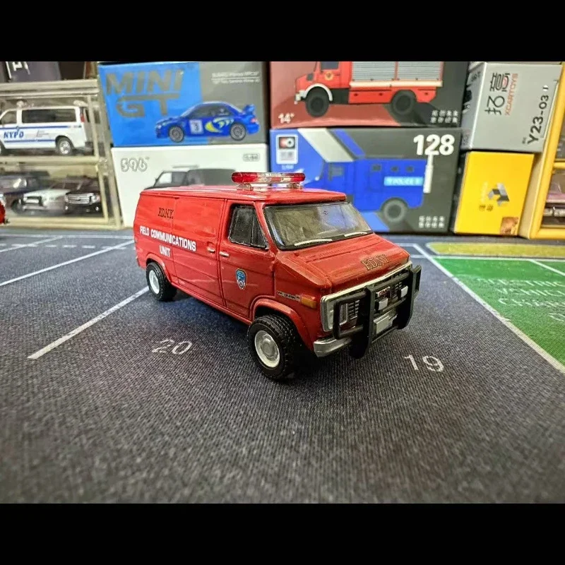 

1:64 1989 GMC Vandura, высокая имитация сплава, модель автомобиля, Коллекционная игрушка, подарок, сувенир, украшение для дисплея