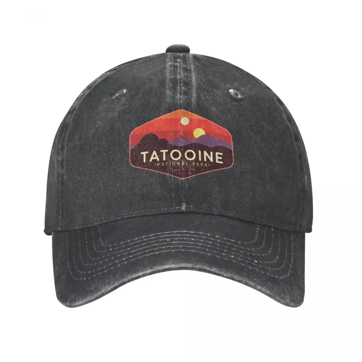 Tatooine National Park Baseball Cap Twice the Fitted Male Washed Trucker Hat Adjustable Printed Rock Snapback Cap Birthday Gift