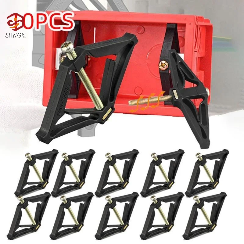 (Wall Socket Box Repair Clamp Mechanical Structure Easy Operation For Home Electrical Switch Socket Repair)