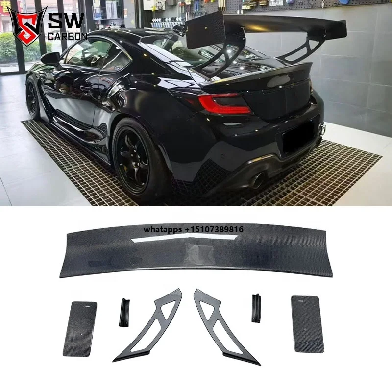 

Real Carbon Wing for GR86 BRZ 2021+ Carbon Fiber Spoiler High Quality Rear Wing Car Auto Parts Accessories