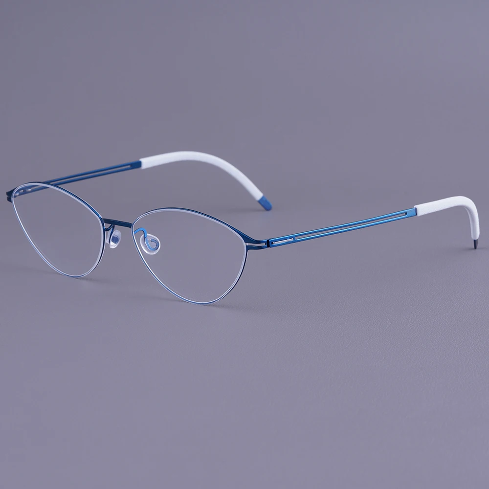 

Handmade Irregular Round Pure Titanium Glasses Frame Japanese Designer Spectacles Men Women Big Face Eyeglasses Makeup Eyewear