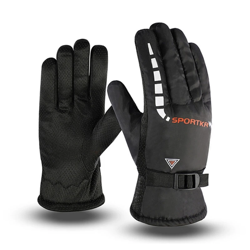 Waterproof Snow Gloves Winter Warm Ski Gloves for Men,Wind and Water Resistant for Snowboarding