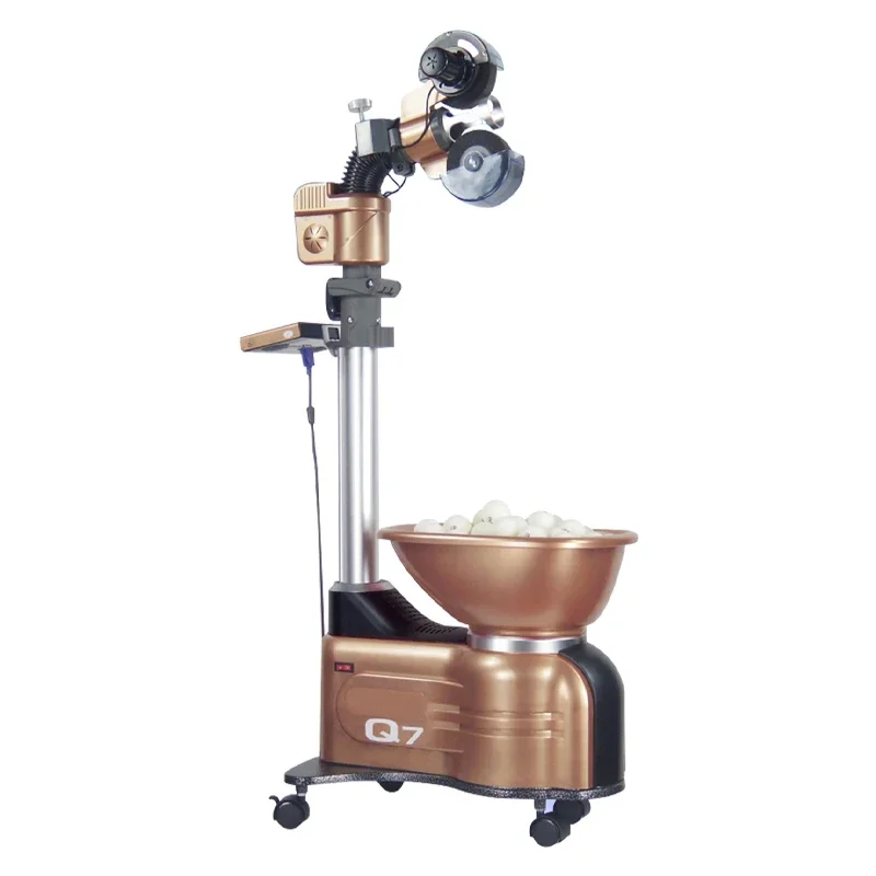 

Intelligent Table Tennis Robot Training Shooting Pingpong Machine Automatic Table Tennis Q7 Robot with Net