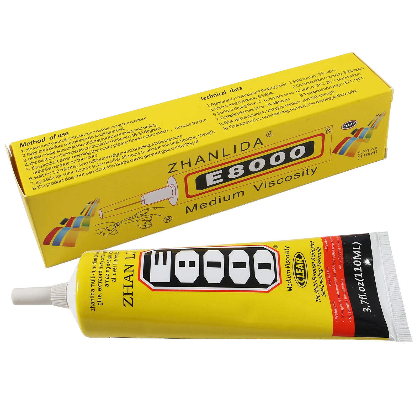 E-8000 Adhesive Multi-Function Glues,Super Glue Suitable for Phone Screen Repair,Wooden,Jewelery