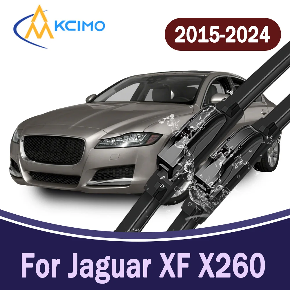 

All-Weather Front Windscreen Wiper Blades For Jaguar XF X260 2015-2024 High Quality Car Windshield Replacement Parts 2Pcs