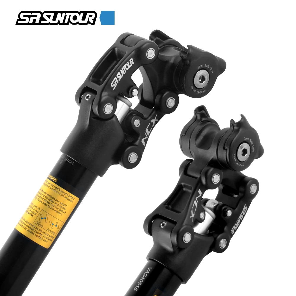 SR SUNTOUR NCX MTB Shock Absorber Seatpost Suspension Seat Tube 350mm*30.9/31.6/33.9mm Mountain Bike Dropper Bicycle Seat Post