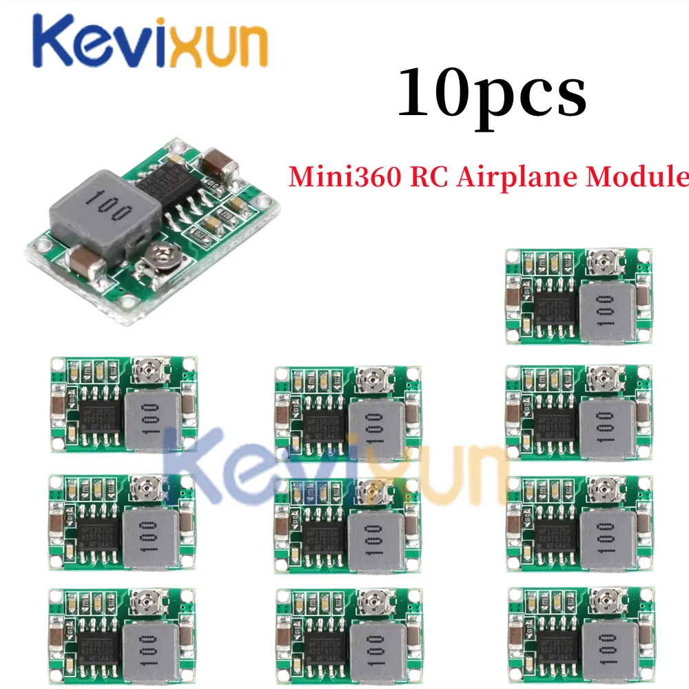 5/10/15/20pcs Mini360 RC Airplane Module Mini 360 DC Buck Converter 2A Step Down Module 4.75V-23V to 1V-17V 17x11x4mm LM2596