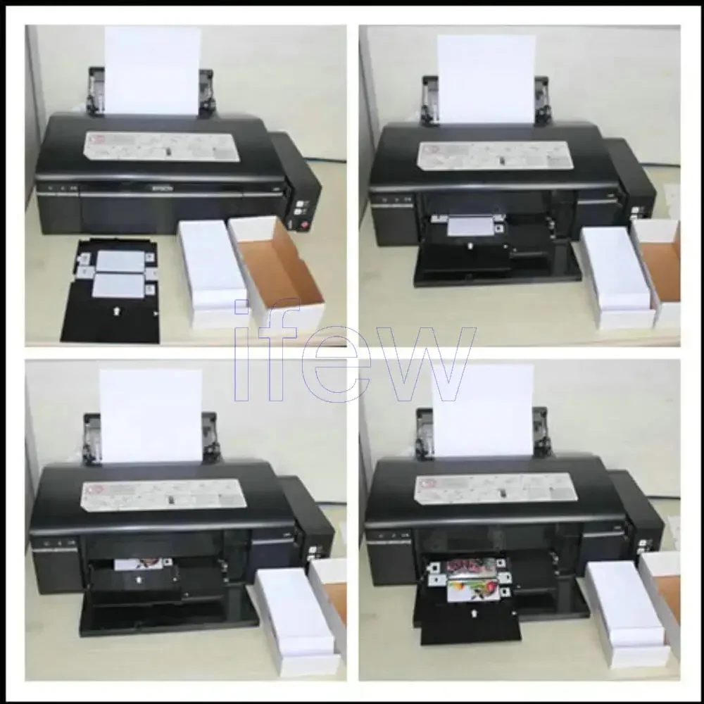 Printing PVC ID Card Trays Plastic Cards Tray Board For Epson L800 L801 L805 L810 L850 TX720 PX660 T60 A50 P50 T50 Card PVC Tray