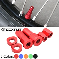 Motocross Valve Cap Dirt Bike Rim Lock Nuts Bolts Spacer For KTM Yamaha Honda CRF 250R 450R 250X 450X 250RX 450RX CR125 CR250