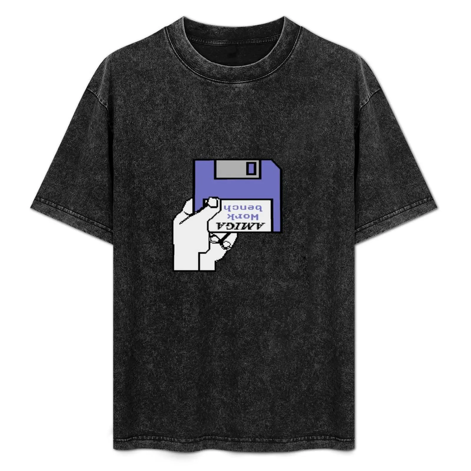 

Insert Workbench disk T-Shirt Minimalist Plain Crew Neck T-Shirt