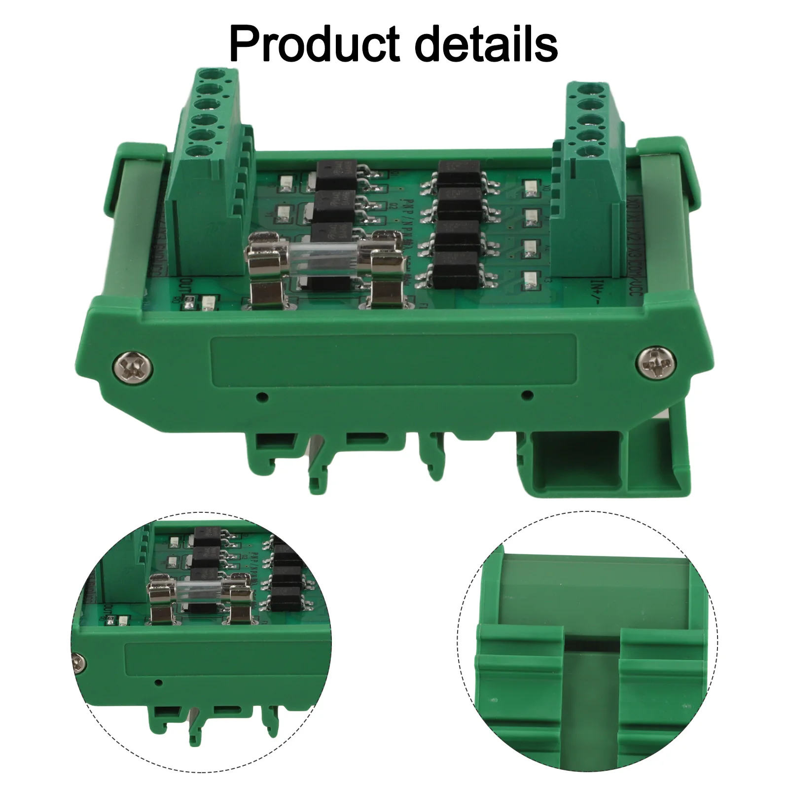 4CH NPN PNP Signal Converter 1.8-24V Optocoupler Isolation Module DIN Rail Mount For PLC Industrial Control System Board