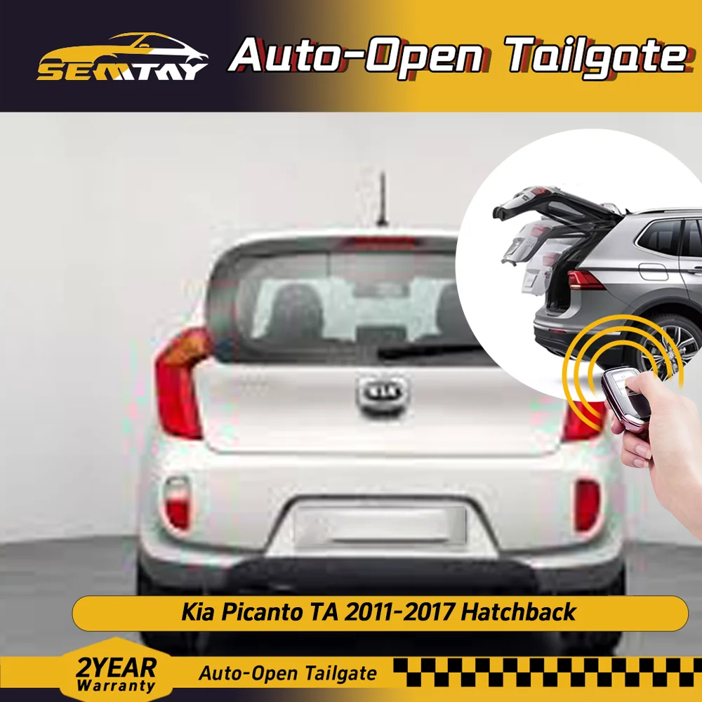 

SEMTAY Automatic Lifting Trunk Struts with Spring for Picanto TA 2011-2017 Hatchback Rear Tailgate Boot Lift Supports