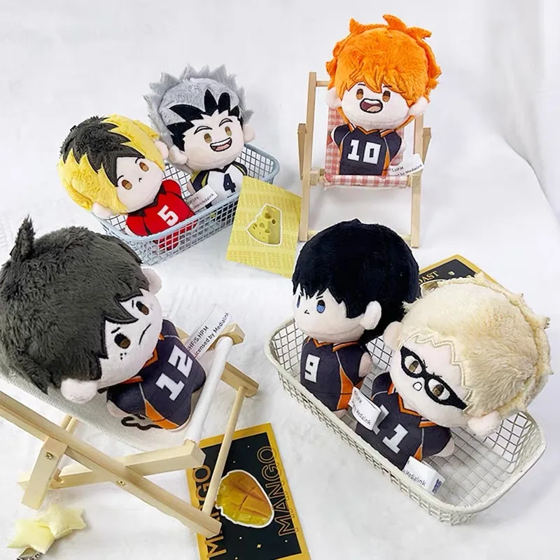 Original Haikyuu Plüschtiere Nunu Körperanhänger Sammlerstück Taschenanhänger Dekorierte Puppen für Kinder 10CM