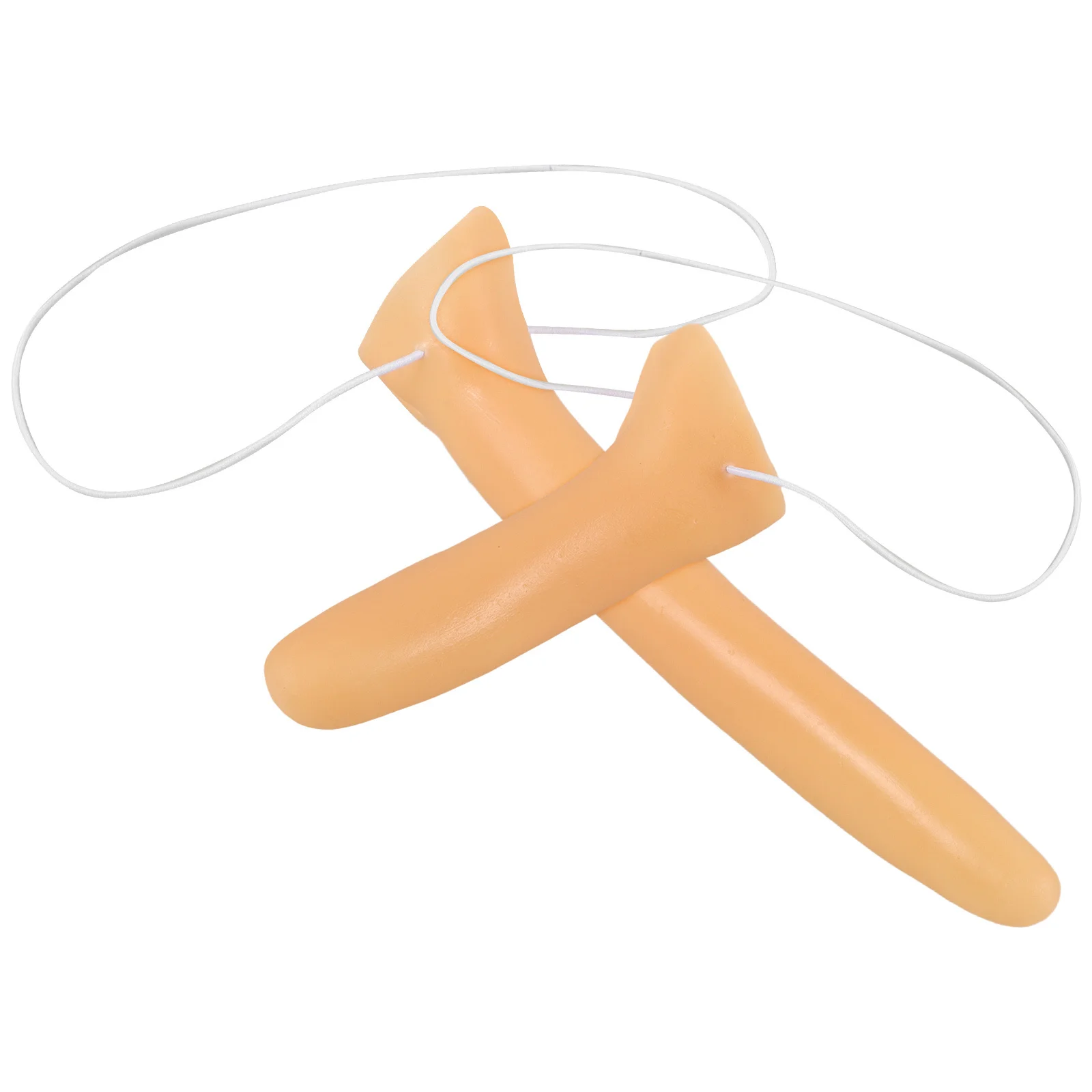 Nariz de hombre de madera de simulación, accesorio de nariz larga para Halloween, accesorio de actuación de fiesta, suministros de Cosplay, 2 uds.