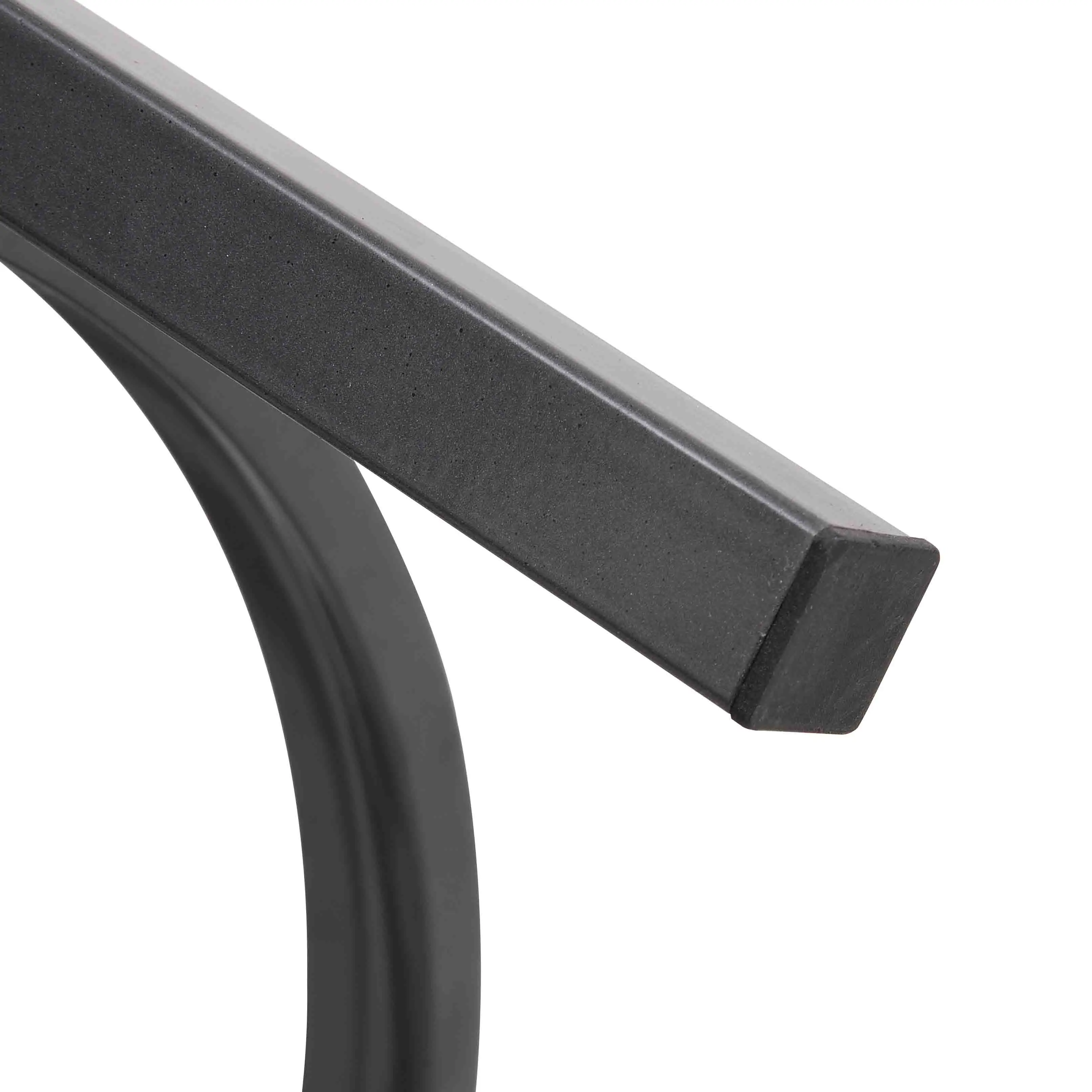 Mesa de café redonda com pedra sinterizada Top, resistente Metal Frame, mesa lateral moderna para sala de estar, 32,48 polegadas