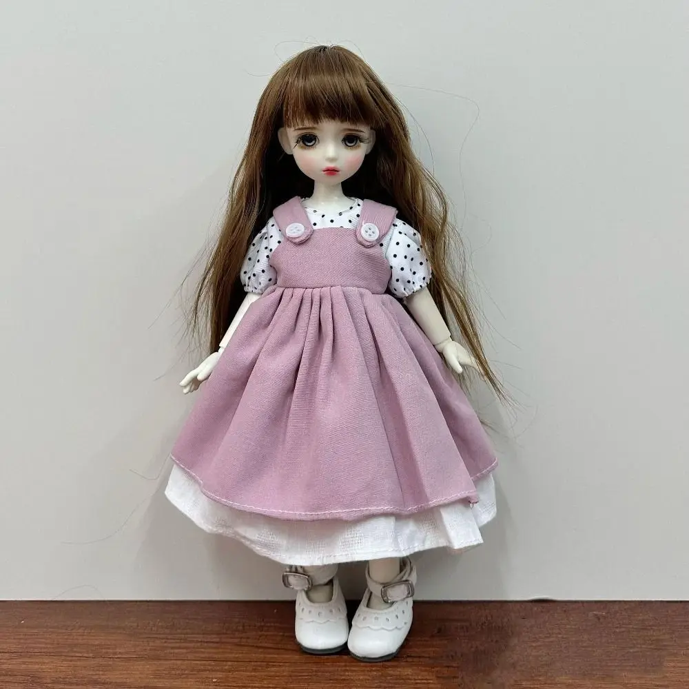 Casual Wears Doll Elegant Dresses Party Clothes Humanoid Doll 30cm Doll Clothes Handmade Cotton Cloth Doll Princess Skirt
