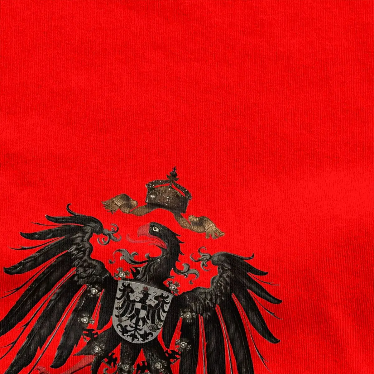 German Empire Imperial Eagle T-Shirt Mens Streetwear Cotton T Shirts Summer O-Neck Hip Hop Tees Cheap Big Size Tops