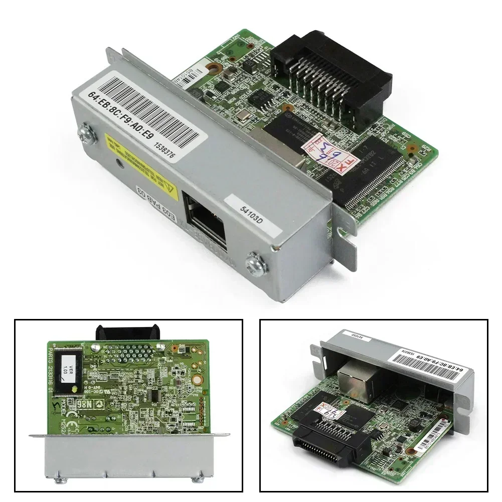 Original Ethernet Interface Card UB-E03 E04 Network Card For TM-U220/TM-U210/TM-U288/TM-U330/TM-U375/TM-U675/TM-U275 POS Printer