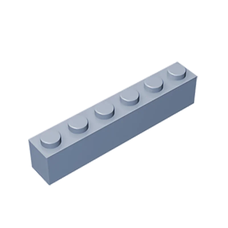 Gobricks GDS-535 Ziegel 1 x 6, kompatibel mit Lego 3009 Teilen, technischen DIY-Bausteinen für Kinder