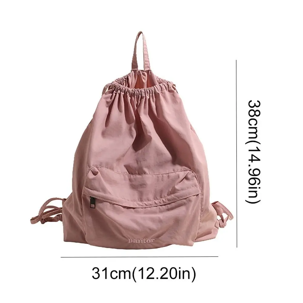 Sac à dos de grande capacité en nylon léger pour femmes, sac à dos de randonnée, sac d'école étudiant coréen, nouveau design, proximité Wstring