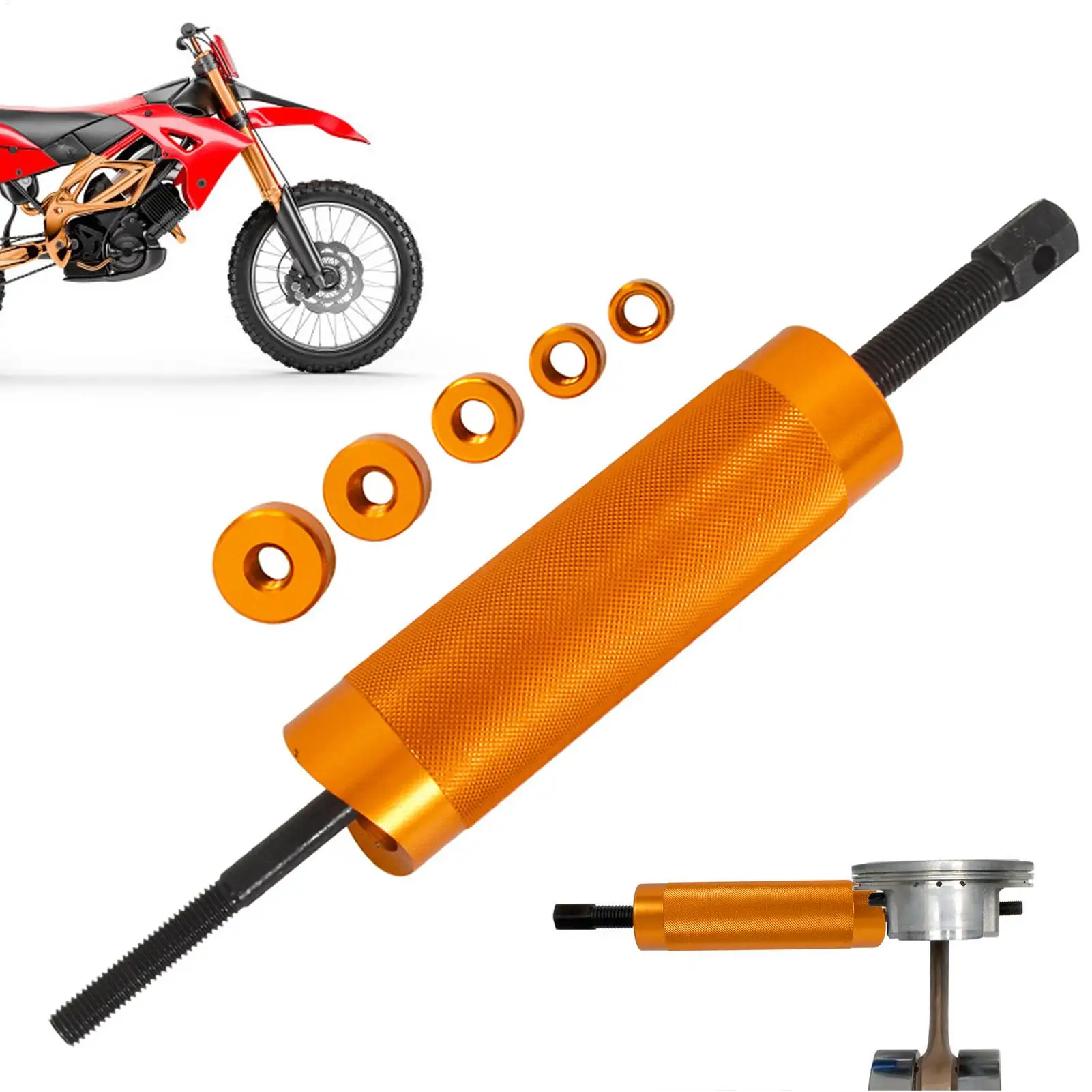 Motorcycle Piston Puller Piston Pin Puller Plungers Remover Tool 5 Sizes For Motorcycle Motocross Enduro Dirt Bike