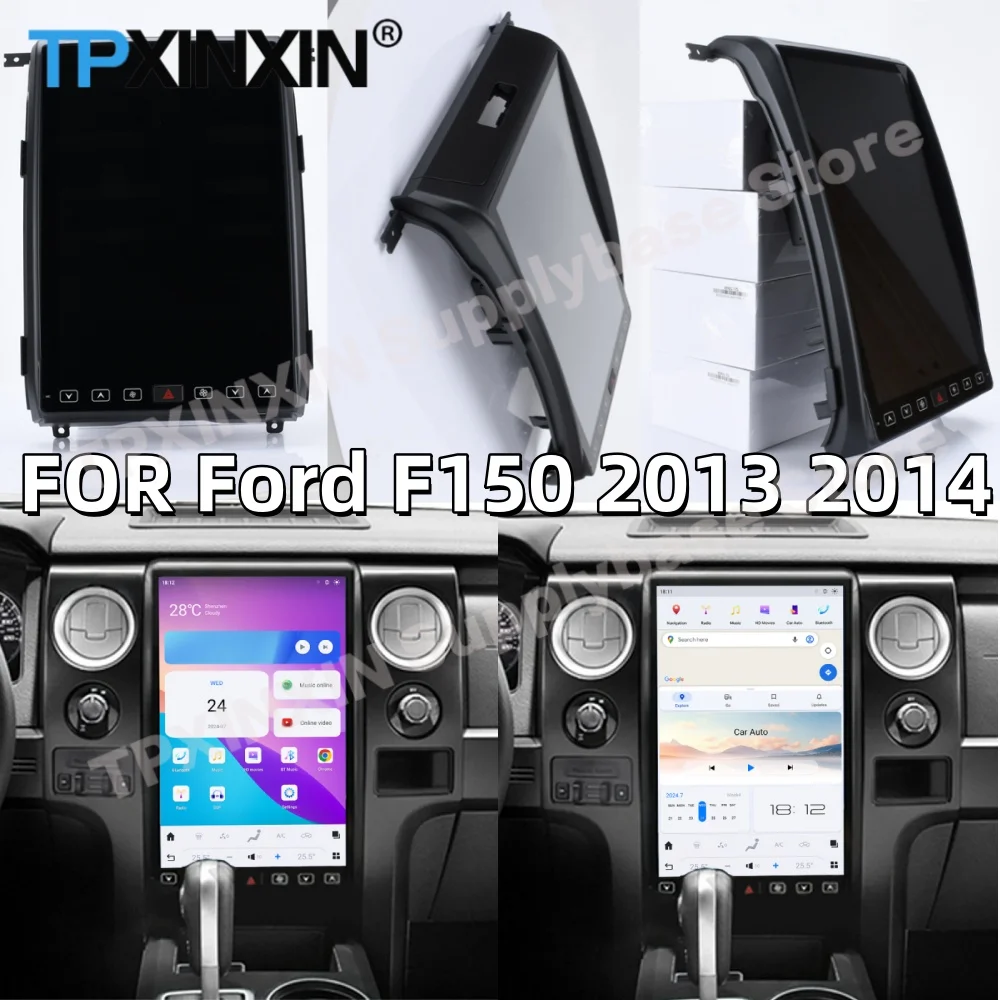 

Автомобильный радиоприемник Android 13 для Ford F150 2013 2014, GPS-навигация, автомобильный мультимедийный авто Carplay, видео стереоприемник, головное устройство